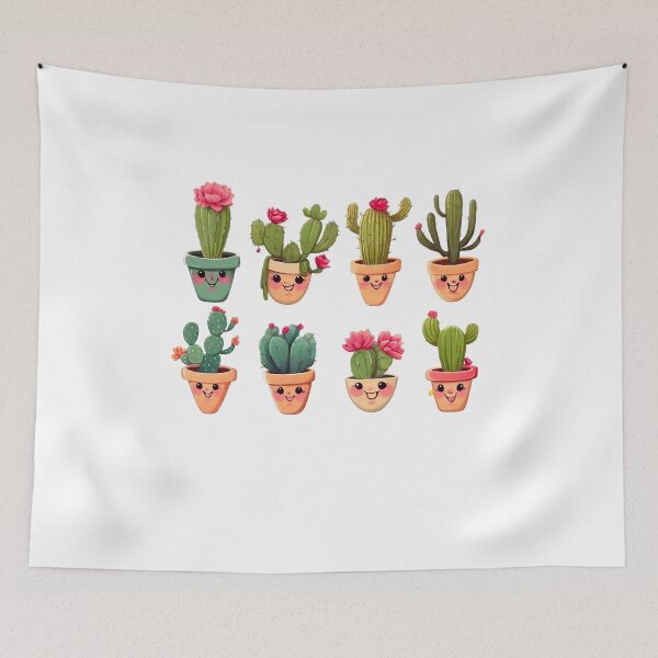 Item preview, Happy cute cactus. designed and sold by Nudaeng.