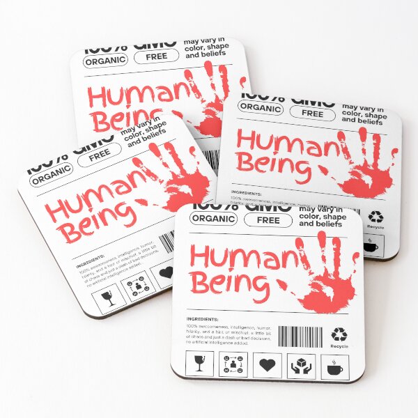 Item preview, Human Being Authentic Label designed and sold by OceansSupply.