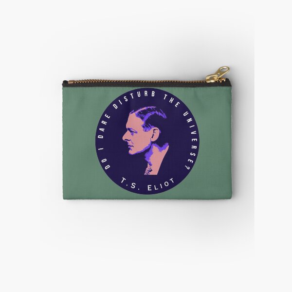 Item preview, T.S. Eliot portrait and quote:  Do I dare disturb the universe? designed and sold by artbleed.