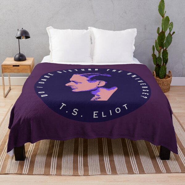 Item preview, T.S. Eliot portrait and quote:  Do I dare disturb the universe? designed and sold by artbleed.