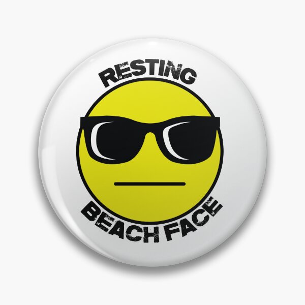 Item preview, Smiley Resting Beach Face  designed and sold by josiekarts.