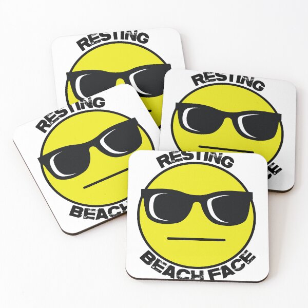 Item preview, Smiley Resting Beach Face  designed and sold by josiekarts.
