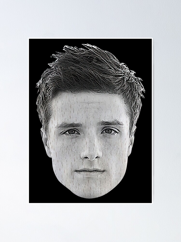 Josh Hutcherson (Black Version) Throw Pillow for Sale by Barry Kyius