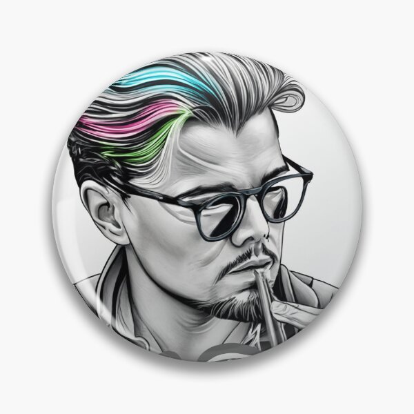 Item preview, young leonardo dicaprio: black and white  designed and sold by syedmaaz.