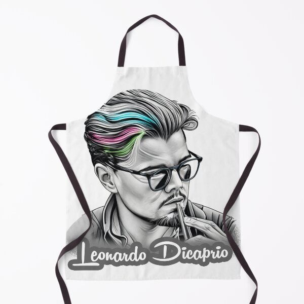 Item preview, young leonardo dicaprio: black and white designed and sold by syedmaaz.