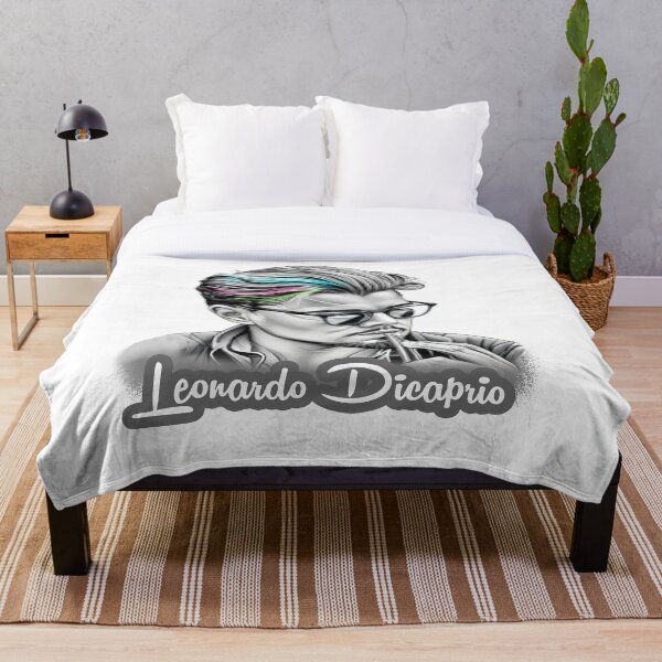 Item preview, young leonardo dicaprio: black and white  designed and sold by syedmaaz.