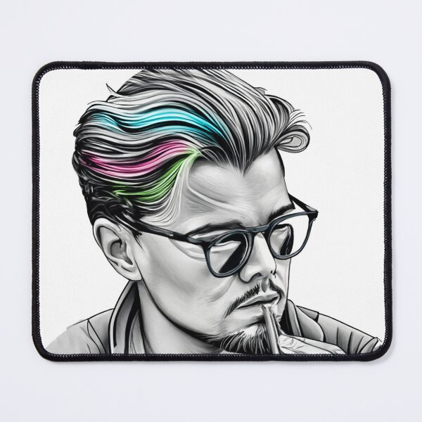 Item preview, young leonardo dicaprio: black and white  designed and sold by syedmaaz.
