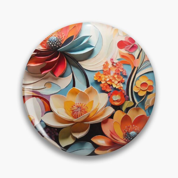 Item preview, The canvas transforms into a Vibrant Flowers designed and sold by Uday24.