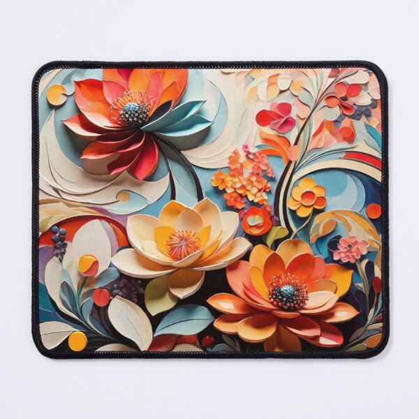 Item preview, The canvas transforms into a Vibrant Flowers designed and sold by Uday24.