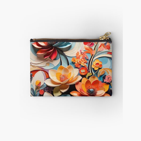 Item preview, The canvas transforms into a Vibrant Flowers designed and sold by Uday24.