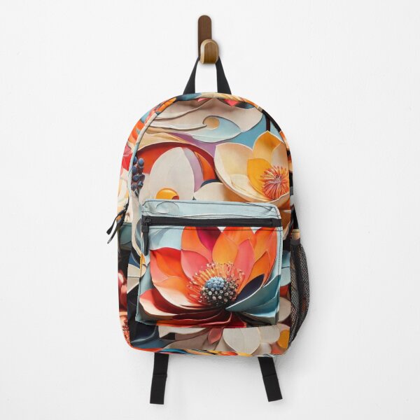 Item preview, The canvas transforms into a Vibrant Flowers designed and sold by Uday24.
