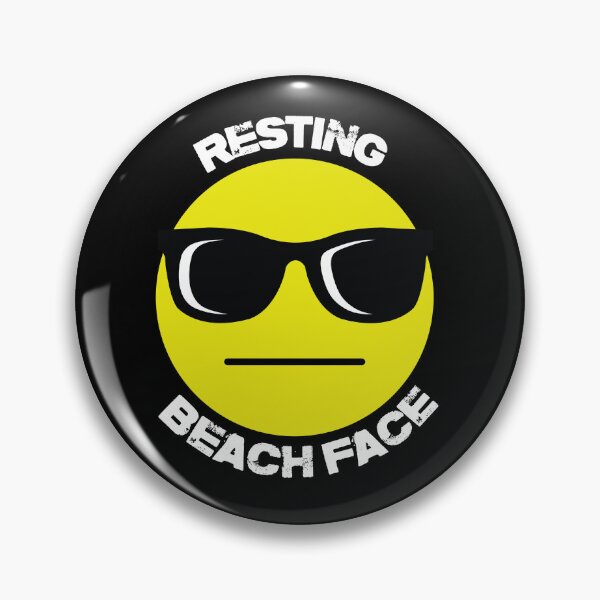 Item preview, Dark Smiley Resting Beach Face  designed and sold by josiekarts.
