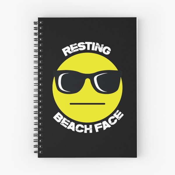 Item preview, Dark Smiley Resting Beach Face  designed and sold by josiekarts.