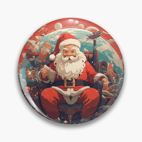 Item preview, Santa Claus anime style designed and sold by Eshwarx.