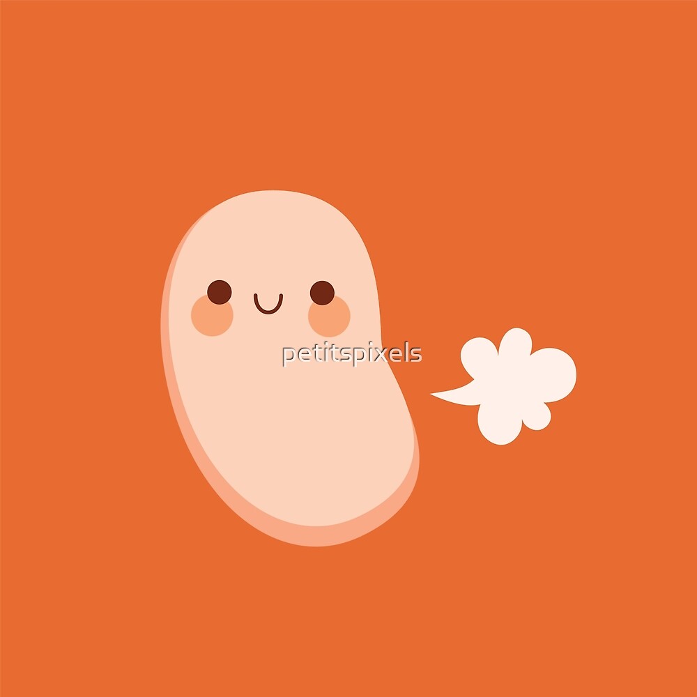 "Baked beans farting" by petitspixels Redbubble