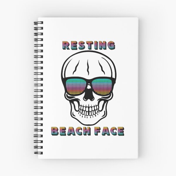 Item preview, Skull Resting Beach Face  designed and sold by josiekarts.