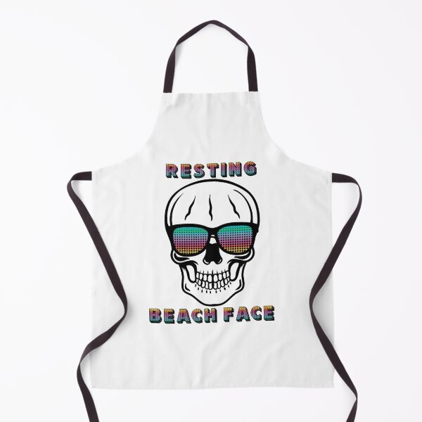 Item preview, Skull Resting Beach Face designed and sold by josiekarts.