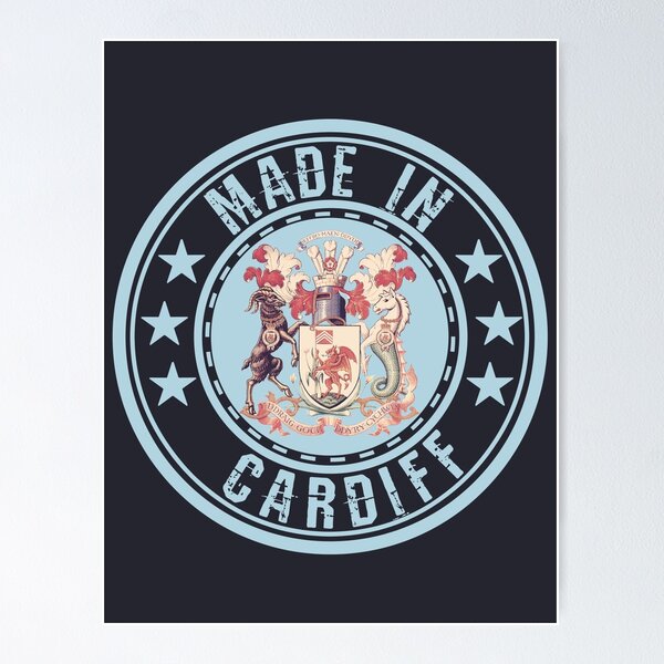 Cardiff City FC Crest - Wall