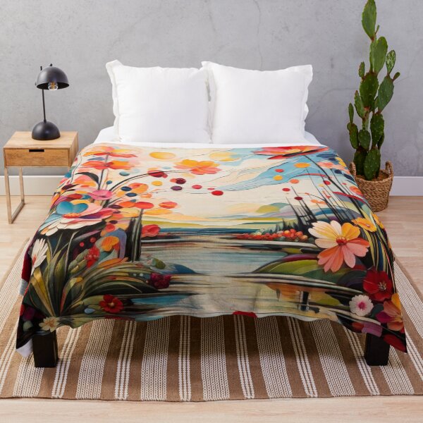 Item preview, The Vibrant Garden Landscapes designed and sold by Uday24.