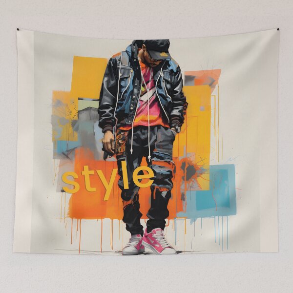 Item preview, Fashionable Boy with Stylish Pose designed and sold by inkArtistryfine.