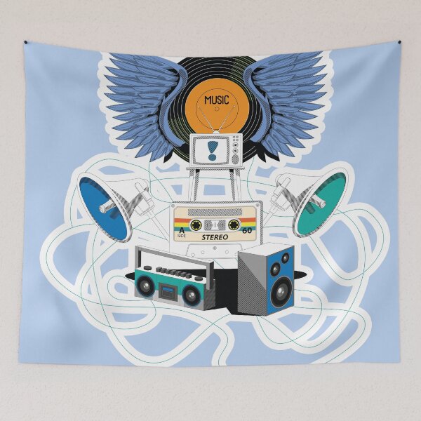Item preview, Sound Tangle Retro Vibes designed and sold by mariuszek74.