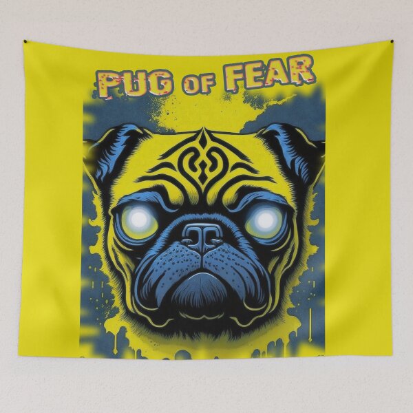 Item preview, Pug of Fear 9 ALTERNATIVE designed and sold by RedBluffTraders.