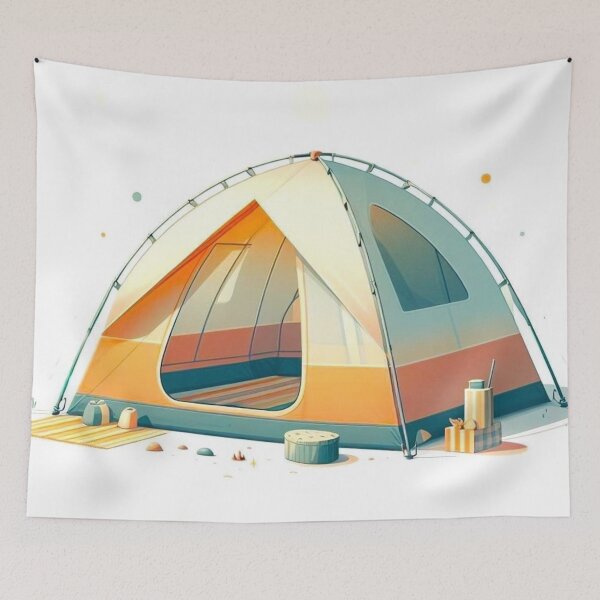 Item preview, camping tent. designed and sold by growing-mom.