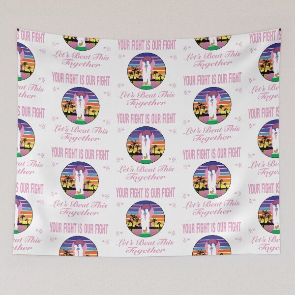 Item preview, Pink version of Your fight is our fight. Let’s beat this together designed and sold by Thomas J Herring Studio.