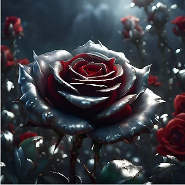 Artwork thumbnail, Metal Roses by Rathkillon