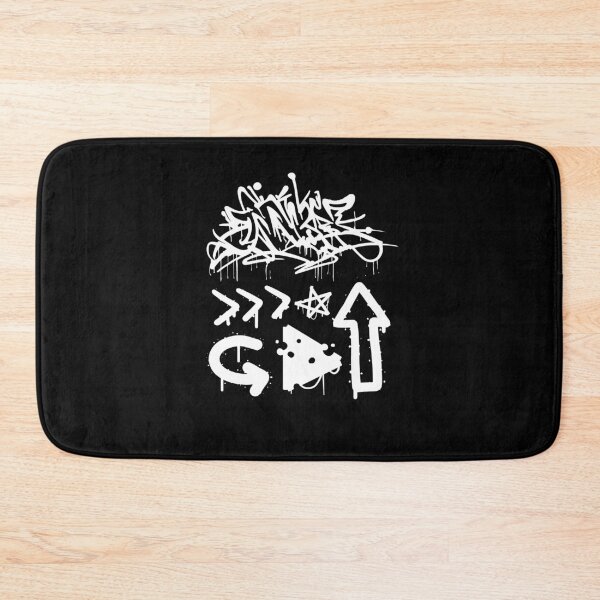 Item preview, White Graffiti Spray Paint Gangster Street Art Modern designed and sold by mkzmerch.