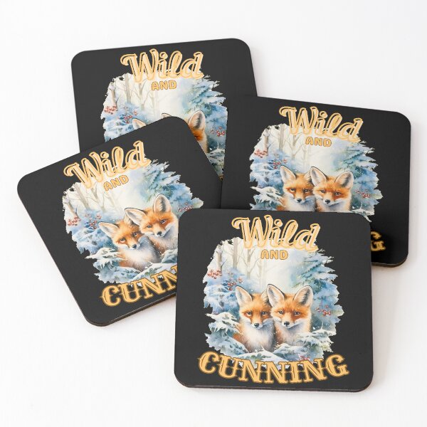 Item preview, Wild And Cunning. fox saying designed and sold by FoxVibes.