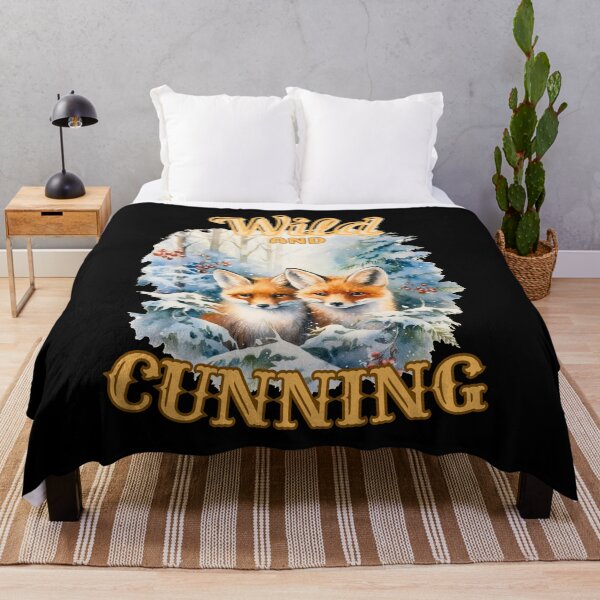 Item preview, Wild And Cunning. fox saying designed and sold by FoxVibes.