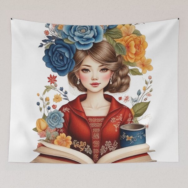 Item preview, You will be beautiful when you have knowledge, flowers, and similar relaxation. designed and sold by Natcharee.