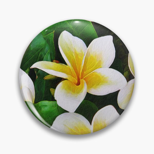 Item preview, Tropical White Frangipani Flowers designed and sold by Heathermarie321.