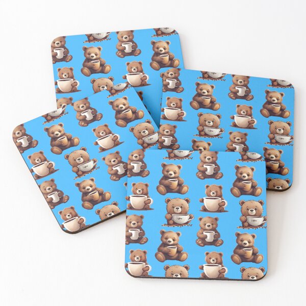 Item preview, Cozy Bears and Coffee Delights: Adorable Patterns designed and sold by PatternXS.