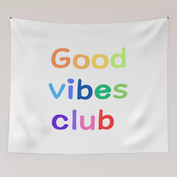 Item preview, Good vibe club,Word sticker designed and sold by MiddleKlin.