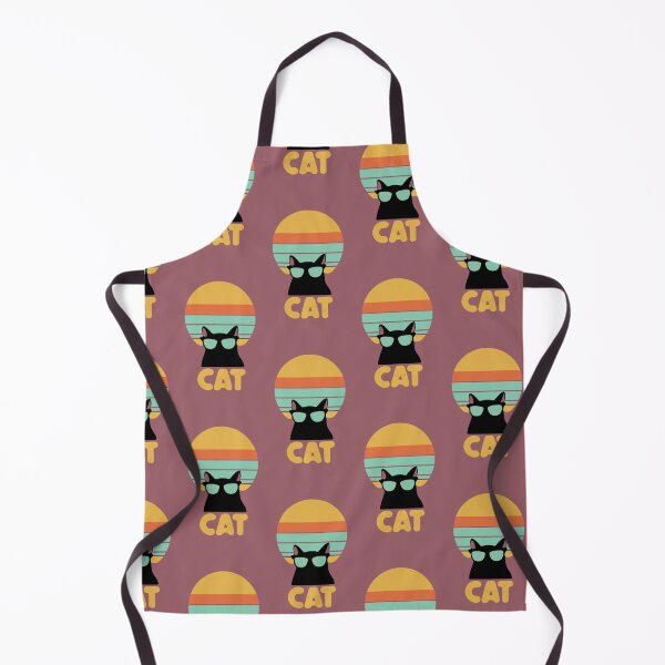 Item preview, v1 Black Cat And Sun Retro Classic designed and sold by FenwickDesign99.