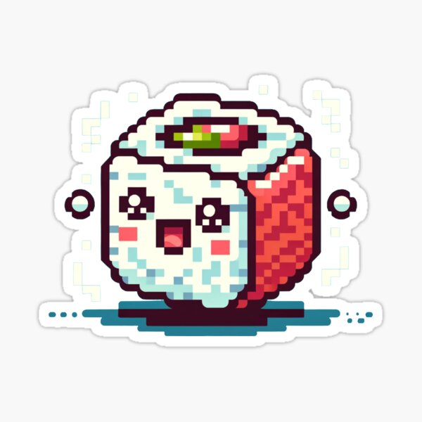 Pixel Art Journey on X: Felt like drawing some 32x32 sushi