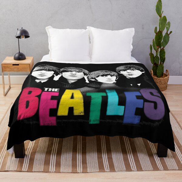 Kids The Beatles Colorful T-Shirt Throw Blanket