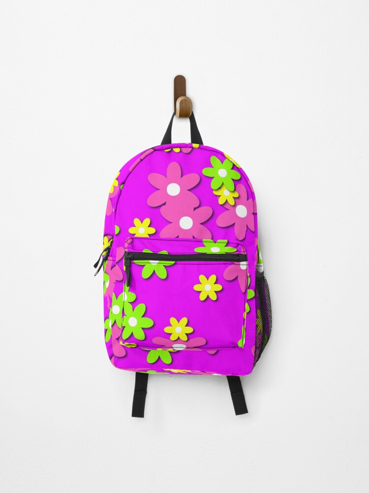 Thumbnail 1 of 3, Backpack, Flower Pattern designed and sold by sabinako.