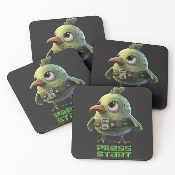 Item preview, The green bird is so cool. designed and sold by Icon-Network.
