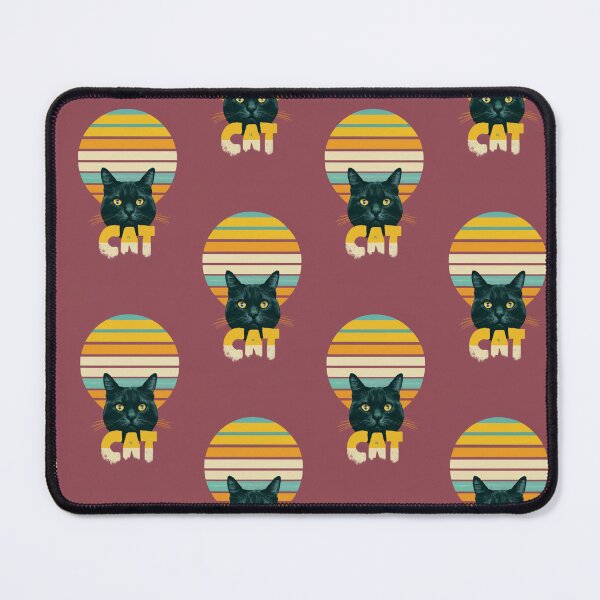 Item preview, v2 Black Cat And Sun Vintage designed and sold by FenwickDesign99.