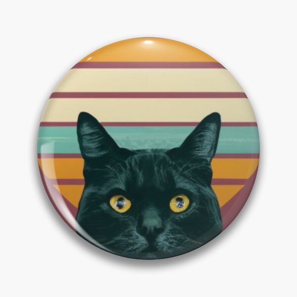 Item preview, v2 Black Cat And Sun Vintage designed and sold by FenwickDesign99.