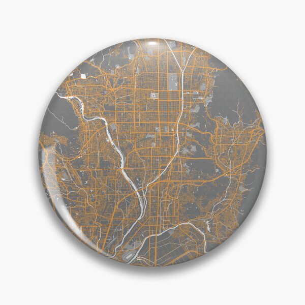 Item preview, Kyoto City Map of Japan - Bauhaus designed and sold by deMAP.