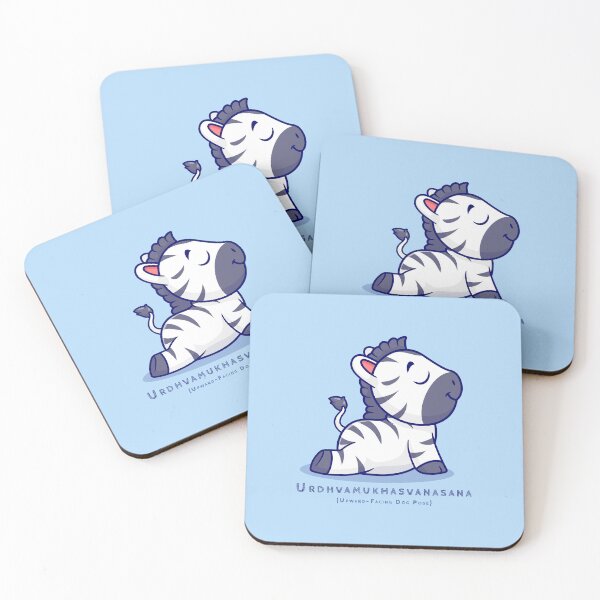 Item preview, Urdhva Mukha Svanasana | Yoga Pose : Baby Zebra designed and sold by savasanaqueen.