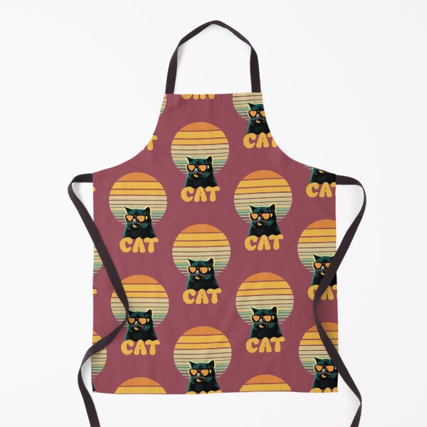 Item preview, v3 Black Cat And Sun Vintage designed and sold by FenwickDesign99.