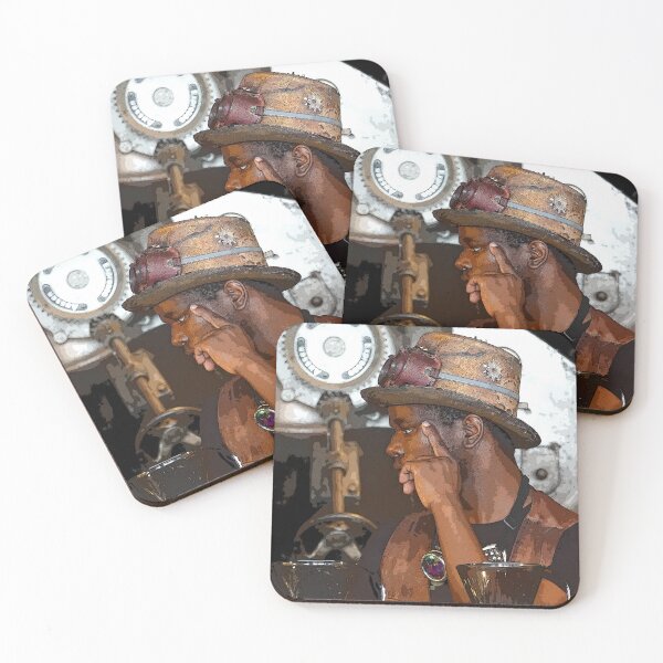 Item preview, steampunk barista designed and sold by marcthatspot.