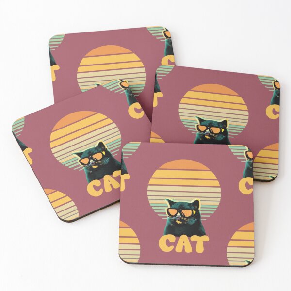 Item preview, v3 Black Cat And Sun Vintage designed and sold by FenwickDesign99.