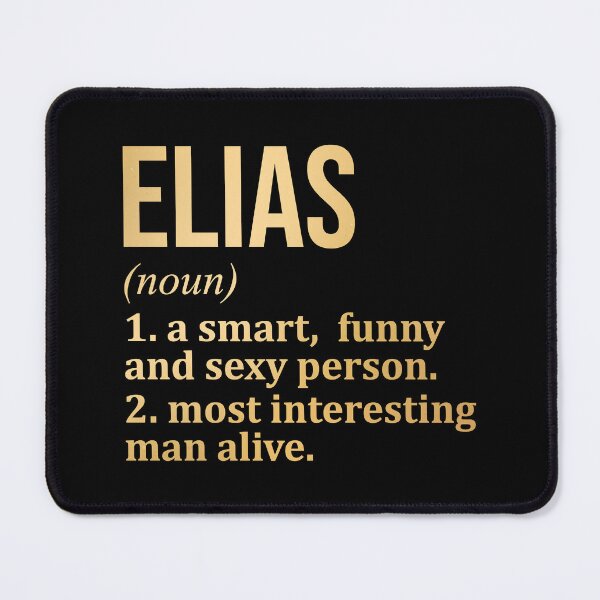 Item preview, Elias Name Definition in Gold designed and sold by XCIV.