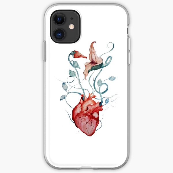 Pink Floyd Flowers | Watercolor painting | Rock fan art iPhone Soft Case